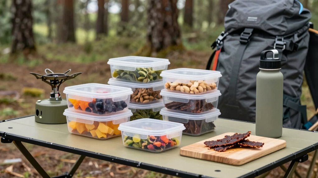 simple efficient outdoor meals