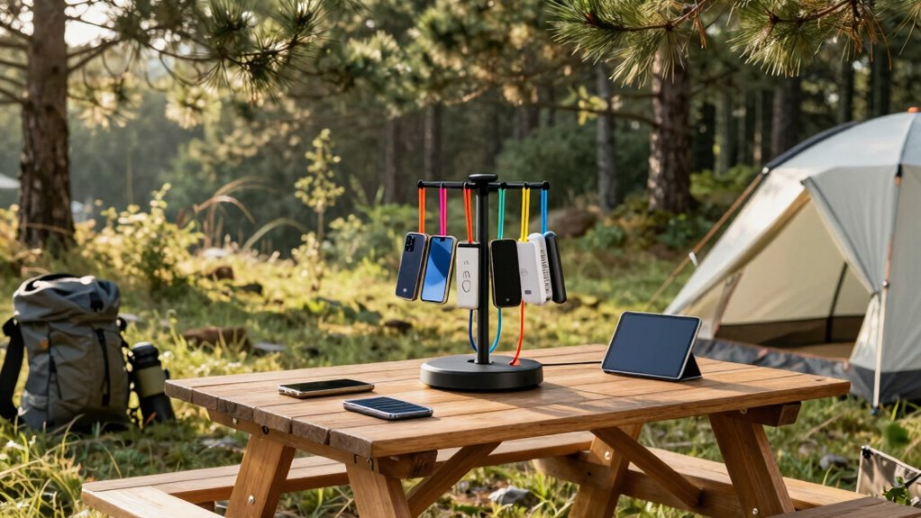 solar charging rotation system