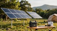 solar generators enhance camp energy