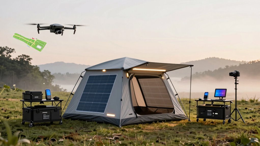 sustainable smart connected camping