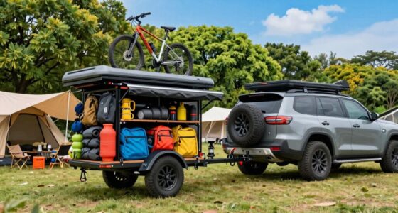 additional gear increases camping capacity