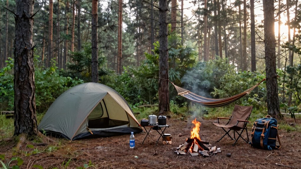 campfire safety and wildlife precautions