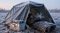 cold affects battery shelter sleep