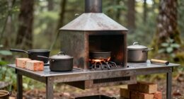 custom organized outdoor cooking