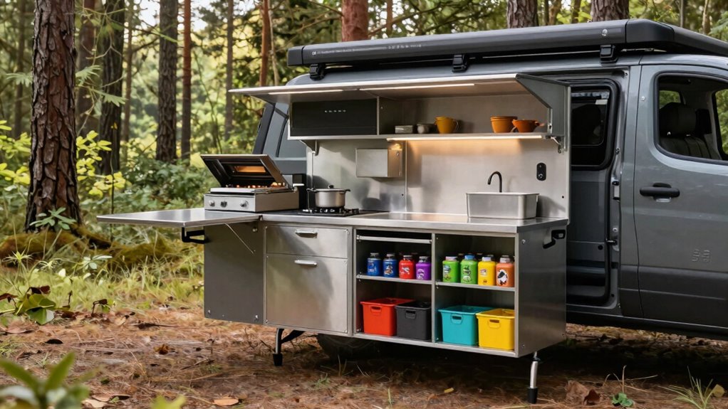 customizable overlanding kitchen modules