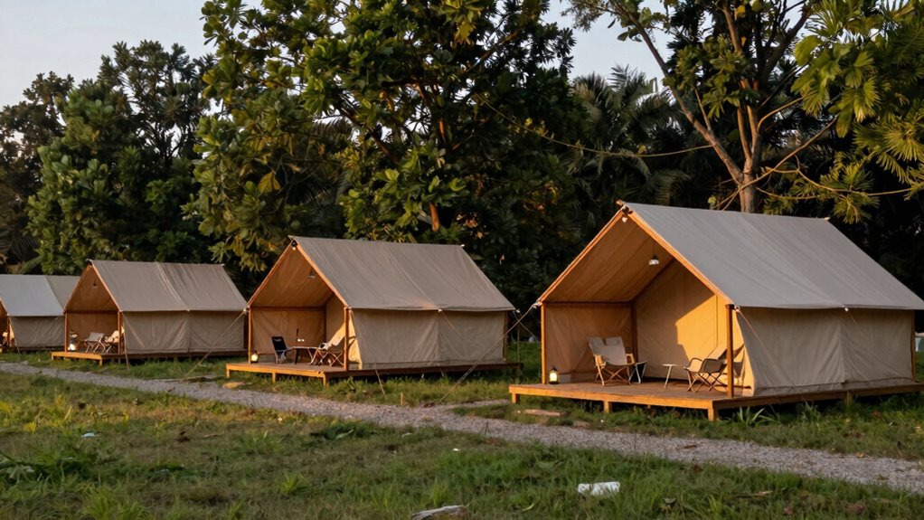 durable weather resistant camping shelters
