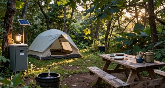eco friendly campsite improvements