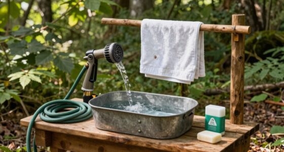 efficient camp wash station
