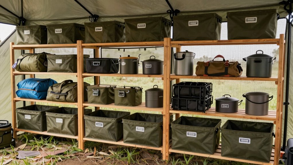 efficient organized shelter storage
