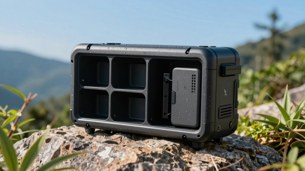 efficient outdoor device storage