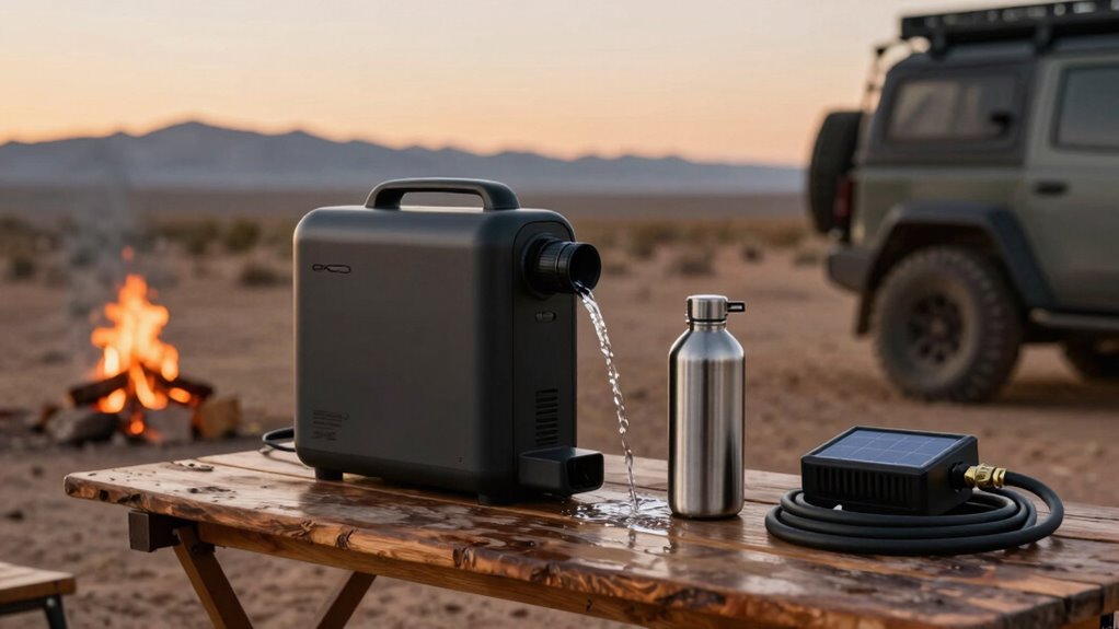 enhanced camping water management