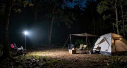 enhanced nighttime campsite safety