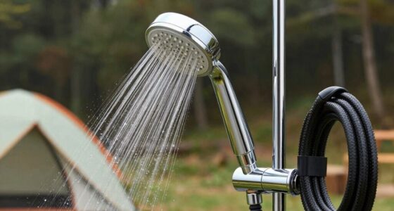 enhanced water pressure camping