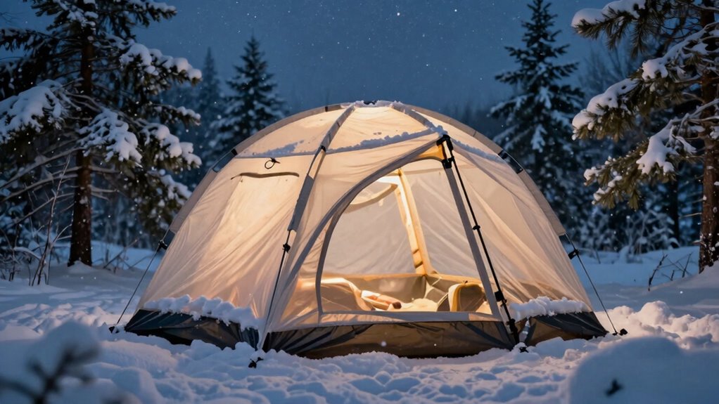 hot tents improve winter camping