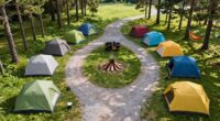 impact of campsite arrangement