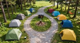 impact of campsite arrangement
