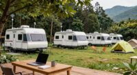 increasing work friendly camping options