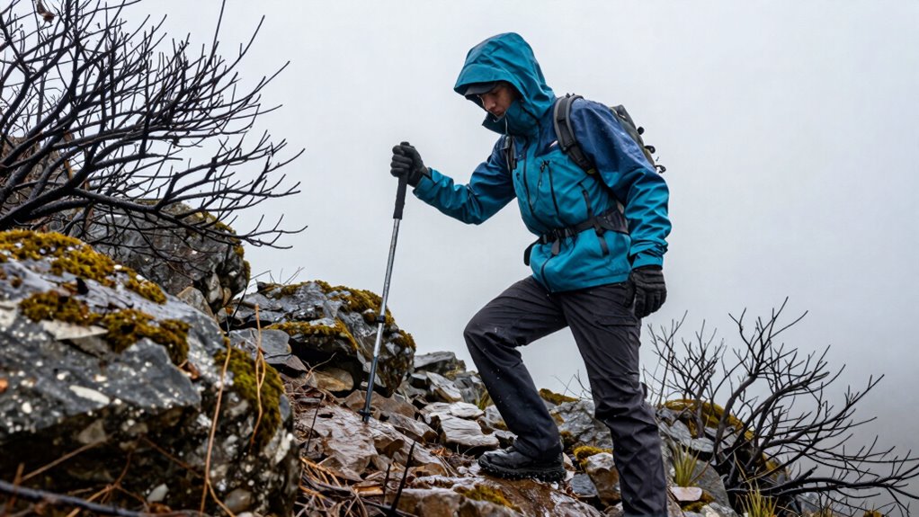 layered waterproof gear effectiveness