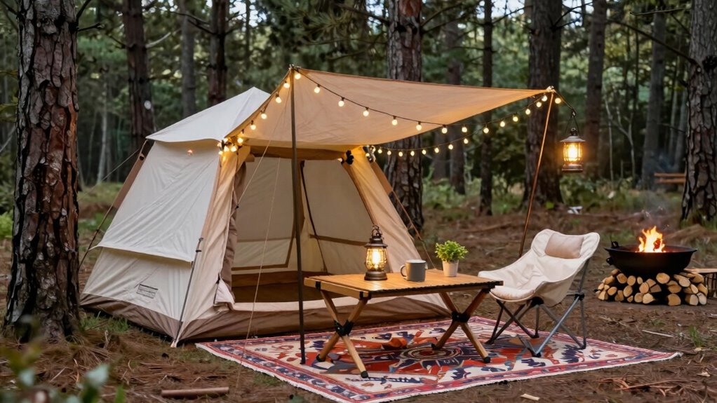 maximize small camping space