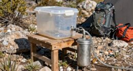optimize basecamp water storage