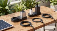 organized outdoor charging process
