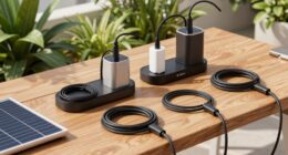 organized outdoor charging process