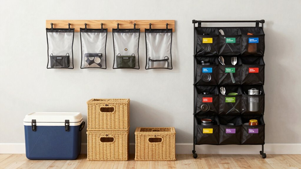 organized protected outdoor gear