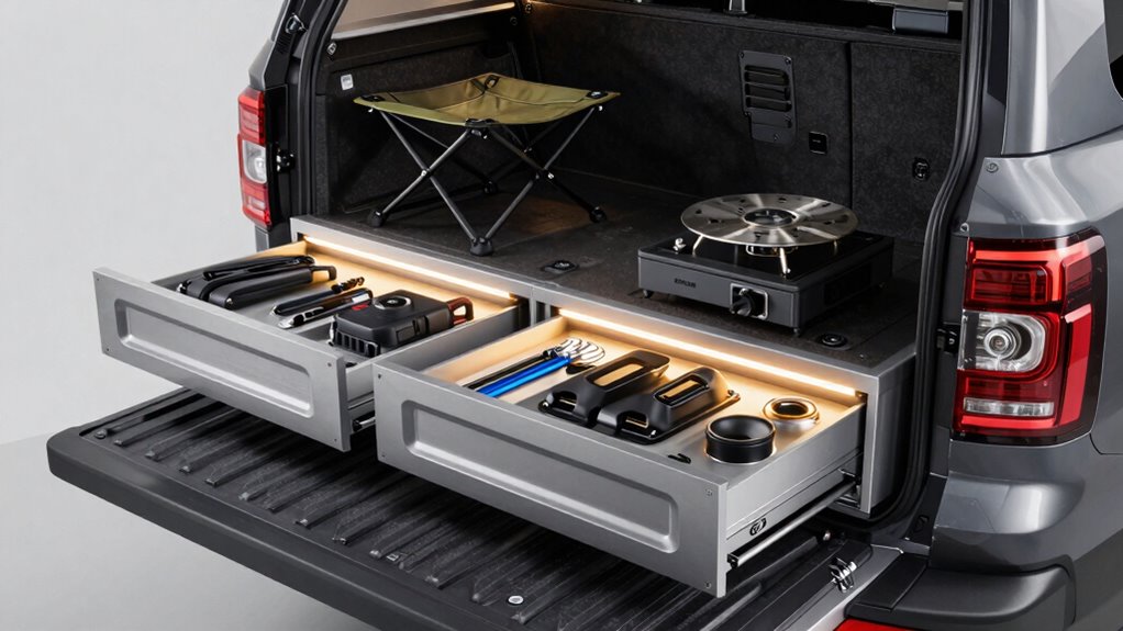 organized secure truck storage