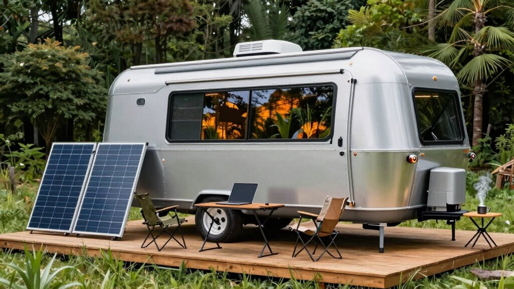 outdoor camps resemble offices