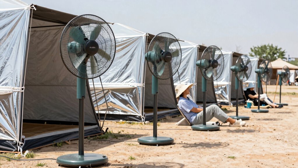 portable fans enhance cooling efficiency