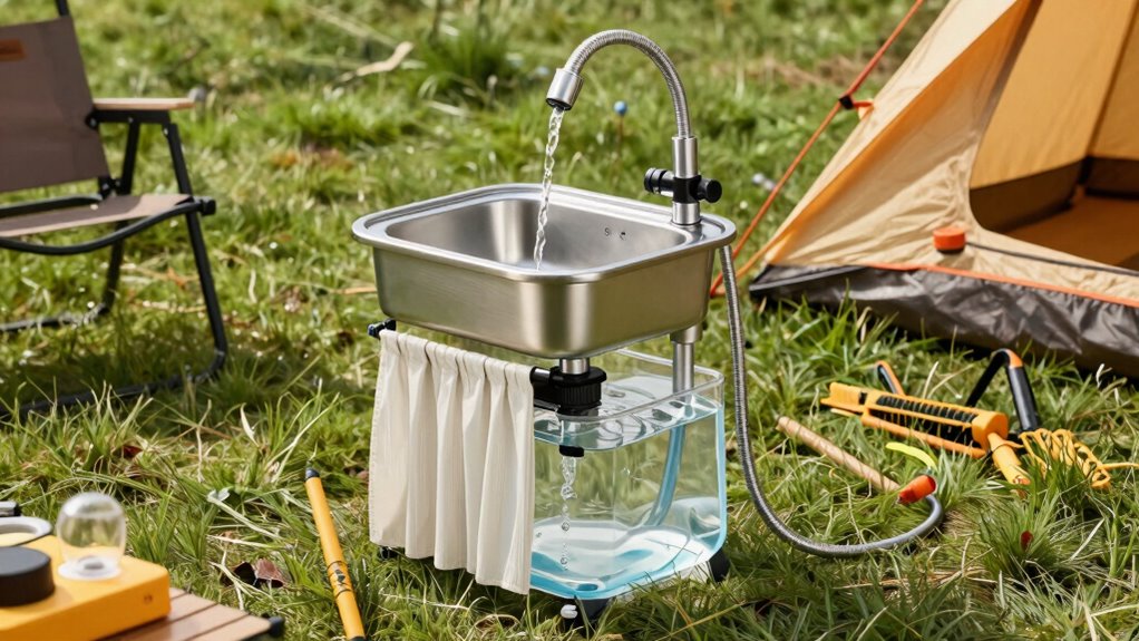 portable hygiene solution for camping