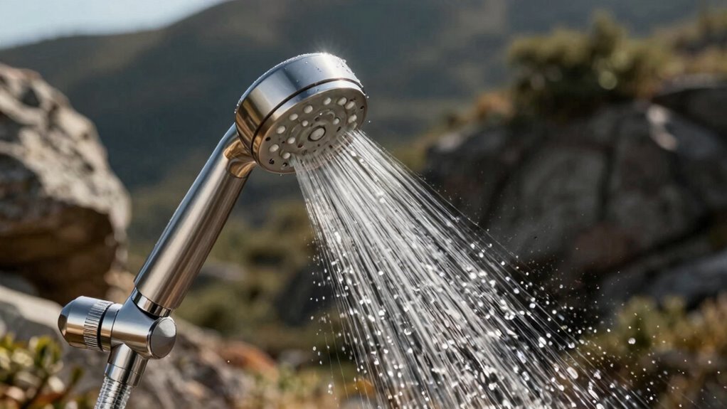 pressurized eco friendly camp showers