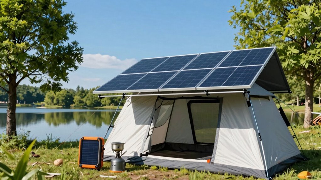 self sufficient camping design