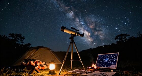 stargazing enhances camping experience