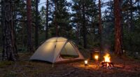 stay vigilant at unfamiliar campsites