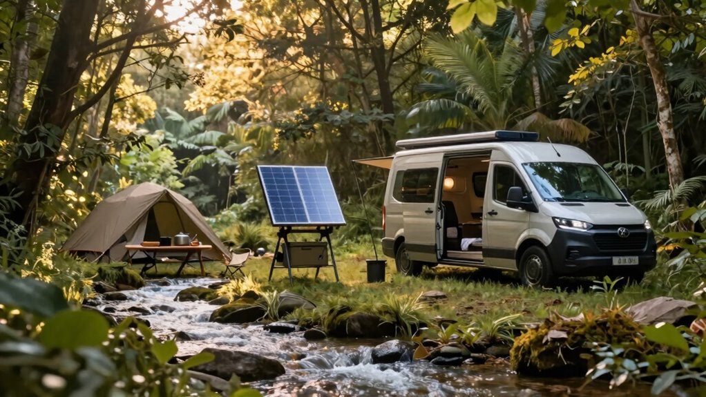 sustainable off grid camping technologies