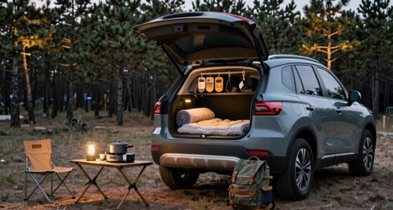 vehicle camping organization tips