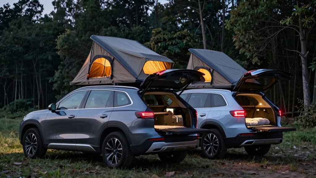 vehicle compatible quick camping solutions
