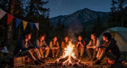 wireless communication during camping
