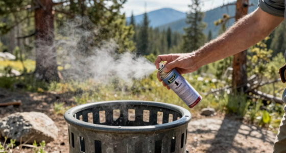 Bear spray is exploding in the trash near Yellowstone National Park