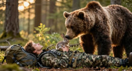 He Played Dead While a 1,500-Pound Bear Shook Him Like a Rabbit