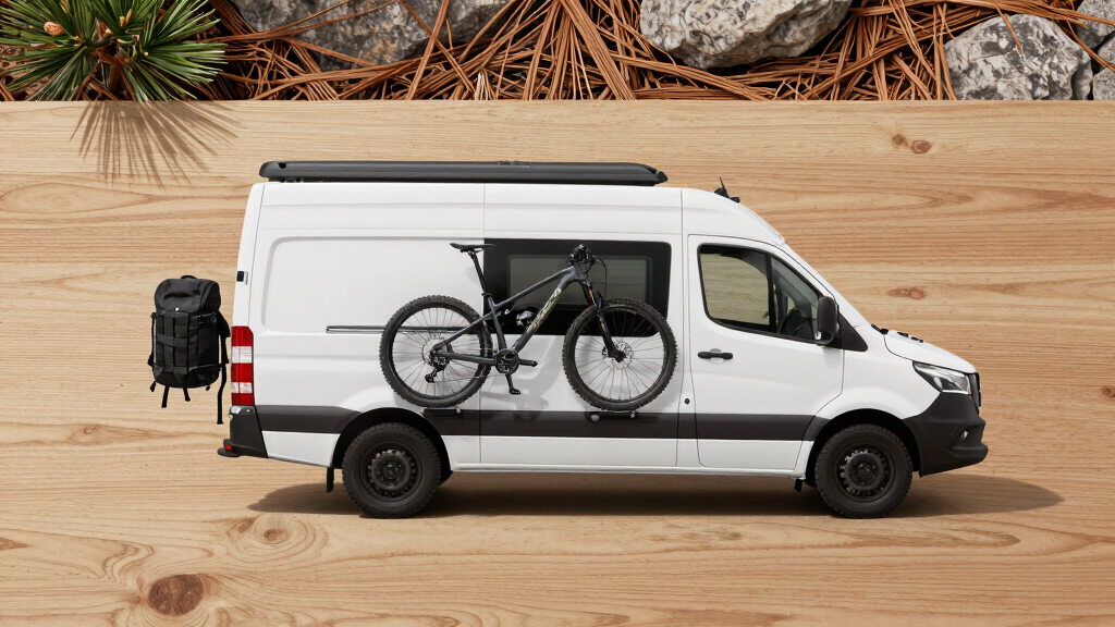 Peyto: A Bike-Hauling AWD Sprinter Camper Van by Yama Vans