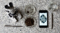 What appear to be biochemical processes may be a natural feature of geology