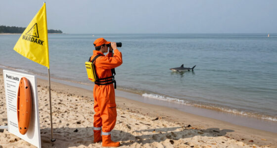 Shark spotted at Point Lookout, beach cleared of swimmers