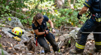 Trapped for days, Dallas police, firefighters rescue woman from muddy ravine during 104-degree heat
