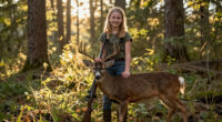 This 11-Year-Old Shot A Giant Velvet Buck On Her Birthday