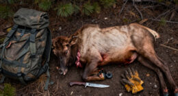 This Bowhunter Reluctantly Abandoned His Elk Meat After A Grizzly Bear Fed On It. Then Game And Fish Charged Him