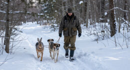 An Old-School Snowshoe Hare Hunt With Hounds Is The Most Underrated Winter Adventure