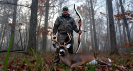 Ohio Bowhunter Takes 200-Class Buck With His Recurve At 15 Yards